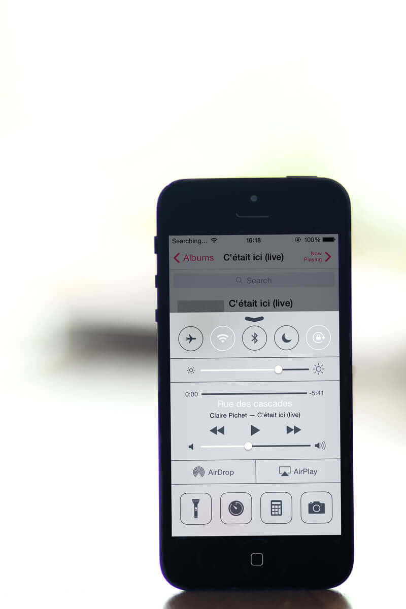 Argoed Sound System Instructions - Control Center (iPhone)